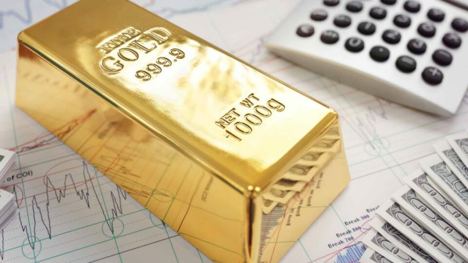 Gold Breaks Above Declining Trendline